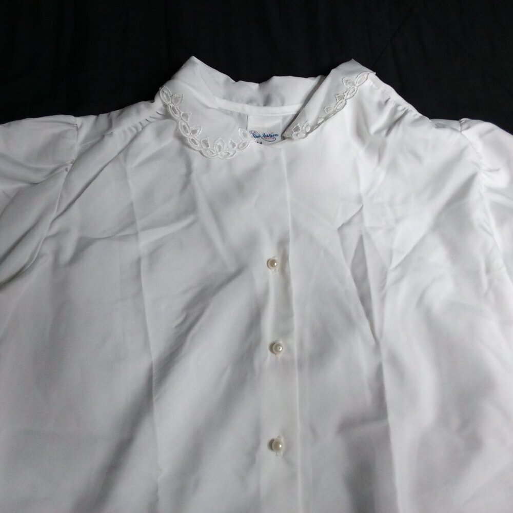 Deadstock Vintage New Fashion Lace Button Shirt